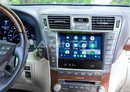 2010-2012 Lexus LS Hamilton Upgrade Kit for Android Auto front view installed in car in use