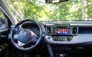 2014-2018 Toyota Rav4 Hamilton Upgrade Kit installed in car showing CarPlay on screen