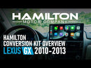 2010-2013 Lexus GX Hamilton Premium Conversion Kit for Apple CarPlay® and Android Auto™