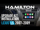 2007-2009 Lexus LS CarPlay and Android Auto Install Guide Hamilton Upgrade Kit walkthrough guide step by step easy video tutorial manual how to