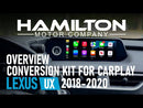 Lexus UX 2018–2020 Apple CarPlay Overview Walkthrough guide how it looks installed in car features in use