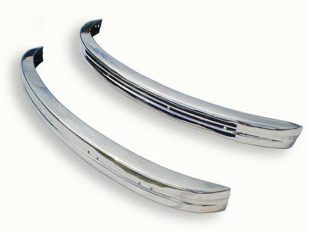 Vw beetle stainless steel bumpers top