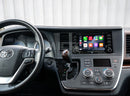 Toyota Sienna Apple CarPlay on screen inside vehicle