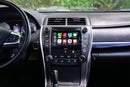 2015 2016 2017 Toyota Camry Hamilton Upgrade Kit for CarPlay front view installed in car in use