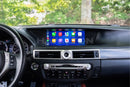 Dashboard of a Lexus GS with Hamilton Motor Company Conversion Kit installed and the screen showing Apple Carplay