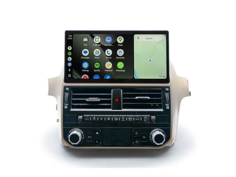 2010 - 2013 Lexus GX Hamilton Motor Company Conversion Kit on a white background with Android Auto displayed on the screen.