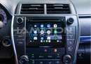 2015-2017 Toyota Camry Hamilton Upgrade Kit for Android Auto front view installed in car in use 