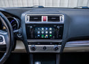 Interior view of 2015-2018 Subaru Outback Hamilton Upgrade kit running CarPlay