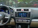 2015-2018 Subaru Outback Hamilton Upgrade Kit for Android Auto front view installed in car in use