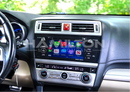 2015-2018 Subaru Outback Hamilton Upgrade Kit for CarPlay front view installed in car in use