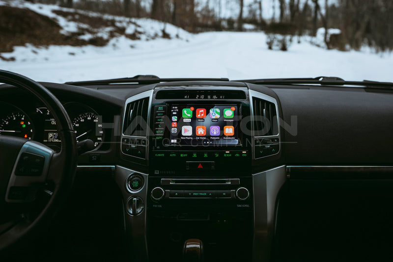 2015-2018 Land Cruiser Apple CarPlay Screen Inside the Vehicle
