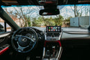 Dashboard of a Lexus NX with Hamilton Motor Company Conversion Kit installed and the screen showing Apple CarPlay