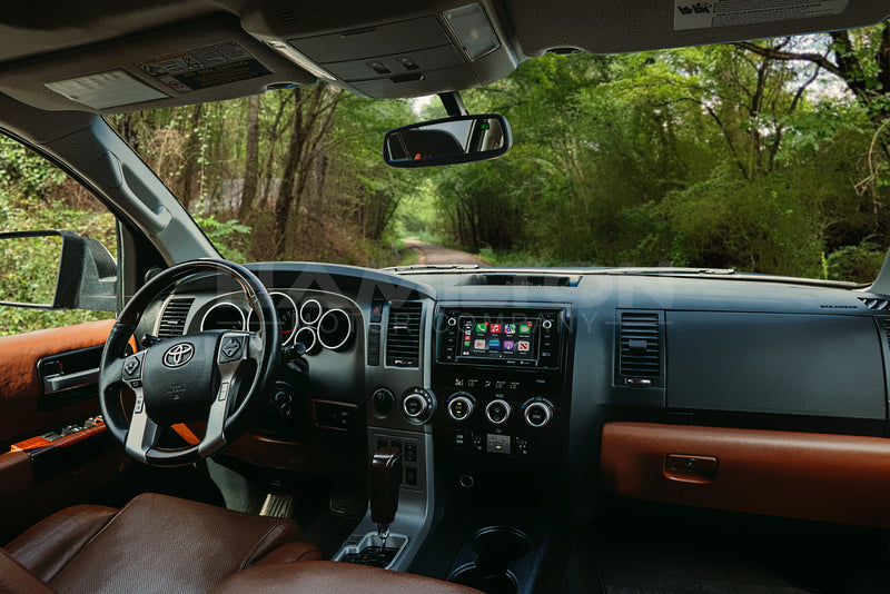 Toyota Sequoia Apple CarPlay in car