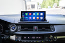 Lexus CT dashboard showing Hamilton Conversion Kit (screen) installed with CarPlay on screen