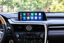 Lexus RX upgrade kit inside showing CarPlay on screen