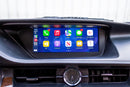 Dashboard of a Lexus ES with Hamilton Motor Company Conversion Kit installed and screen showing Apple CarPlay