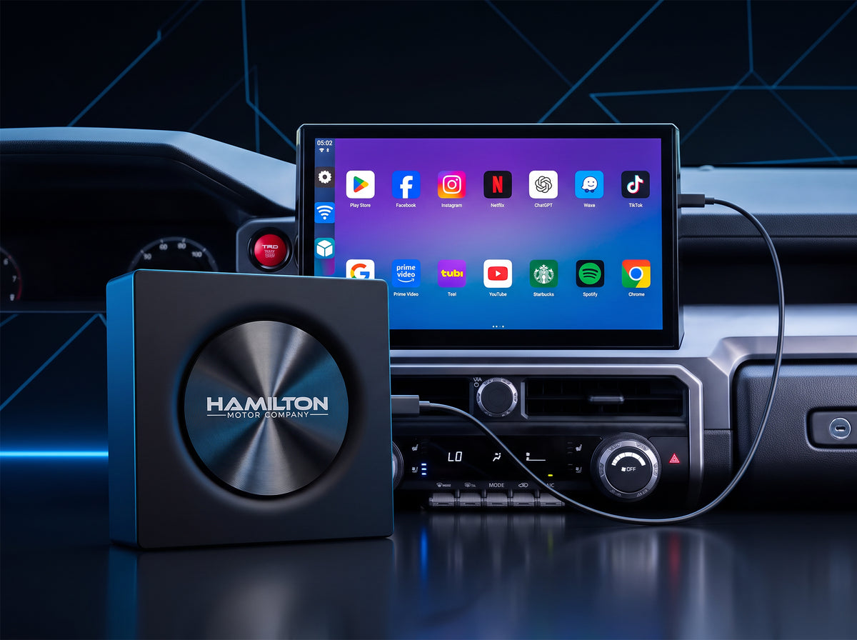 Hamilton Premium AI Multimedia Box for Wireless CarPlay® and Streaming