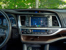 Dashboard of a Toyota Highlander with Hamilton Motor Company Upgrade Kit installed and screen showing Android Auto