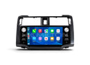 Black Toyota 4Runner Apple CarPlay on a white background