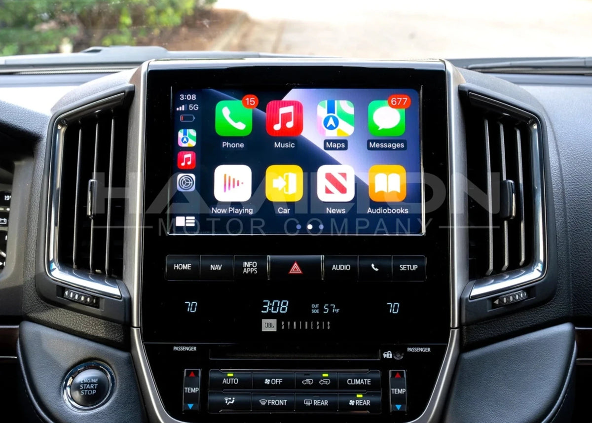 Apple - かず Toyota Land Cruiser Apple CarPlay interface | Mozart Electronic
