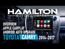 Overview video 2014 2015 2016 2017 toyota camry upgrade kit for carplay android auto hamilton