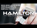 Complete installation video for Lexus IS and RC 2013 to 2018