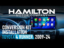2009-2024 Toyota 4Runner Hamilton Premium Conversion Kit for CarPlay® and Android Auto™