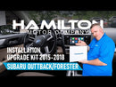 How to install tutorial video guide manual 2015-2018 Subaru Outback/Forester Upgrade Kit for Apple CarPlay/Android Auto Hamilton in car vehicle