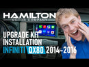 2014-2016 Infiniti QX80 Hamilton Upgrade Kit for CarPlay® and Android Auto™