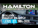 Lexus CT 2014–2020 Upgrade Kit Installation Guide (CarPlay & Android Auto) how to install how setup easy walkthrough guide video manual step by step