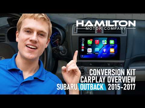 Outback Hamilton 2015-2017 Subaru Outback Hamilton Conversion Kit for CarPlay® and ...