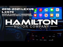 2016-2021 Lexus LX570 Hamilton Upgrade Kit for CarPlay® and Android Auto™