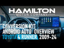 2009-2024 Toyota 4Runner Hamilton Premium Conversion Kit for CarPlay® and Android Auto™
