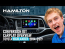 2014-2019 Toyota Highlander Hamilton Conversion Kit for CarPlay® and Android Auto™