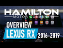 2016-2019 Lexus RX Hamilton Conversion Kit for CarPlay® and Android Auto™