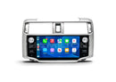 Grey Toyota 4Runner Apple CarPlay on a white background