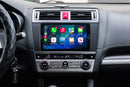 Hamilton Motor Company 2015-2018 Subaru Outback Conversion Kit screen showing CarPlay