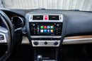 Interior view of 2015-2018 Subaru Outback Hamilton Upgrade kit running CarPlay